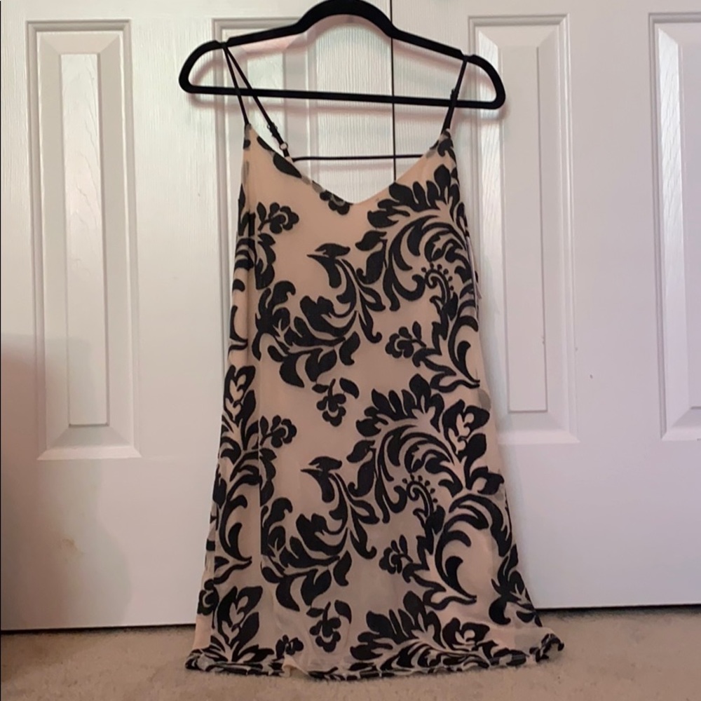 Brand new nude and black cami dress